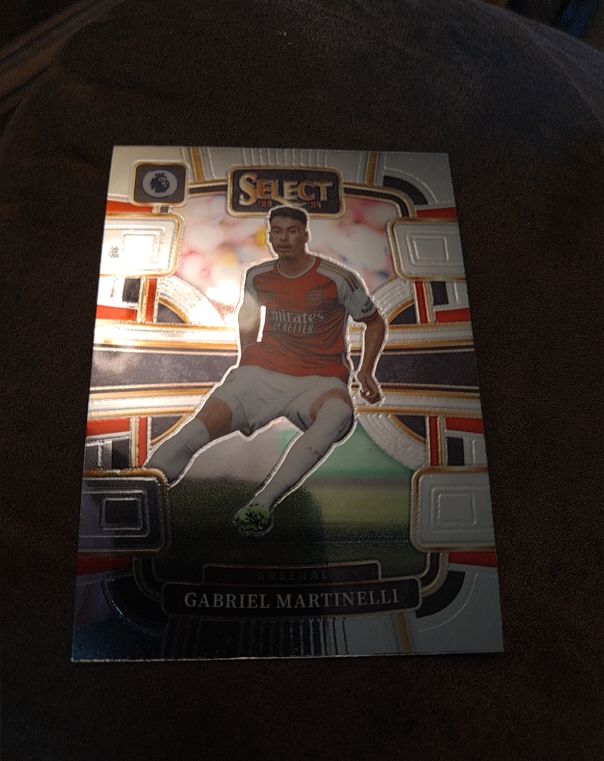 2023-24 Panini Select Premier League Terrace #7 Gabriel Martinelli — front