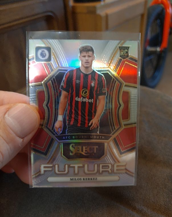 2023-24 Panini Select Premier League #1 Milos Kerkez Select Future — front