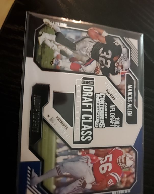 2024 Panini Contenders Historic Draft Class #6 Marcus Allen & Andre Tippett — front