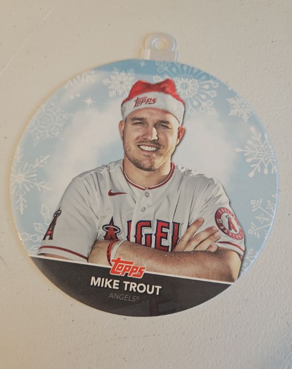 2020 Topps Walmart Holiday #WHO-MT Mike Trout — front