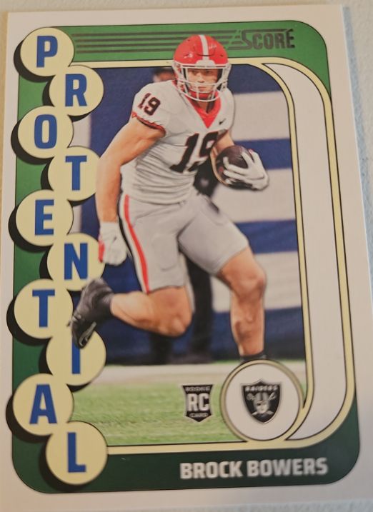 2024 Panini Score #19 Brock Bowers Protential — front