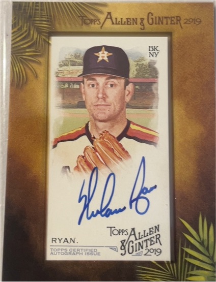 2019 Topps Allen & Ginter #MA-KR Kyle Ryan — front