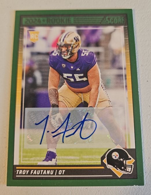 2024 Panini Score #333 Troy Fautanu Rookie Card — front