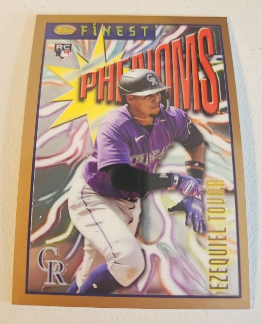 2023 Topps Finest Flashbacks Phenoms #6 Ezequiel Tovar — front