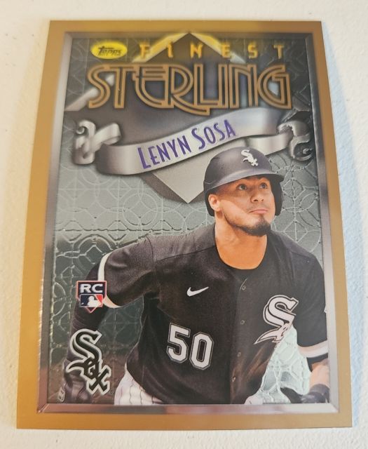 2023 Topps Finest Flashbacks Sterling #9 Lenyn Sosa — front