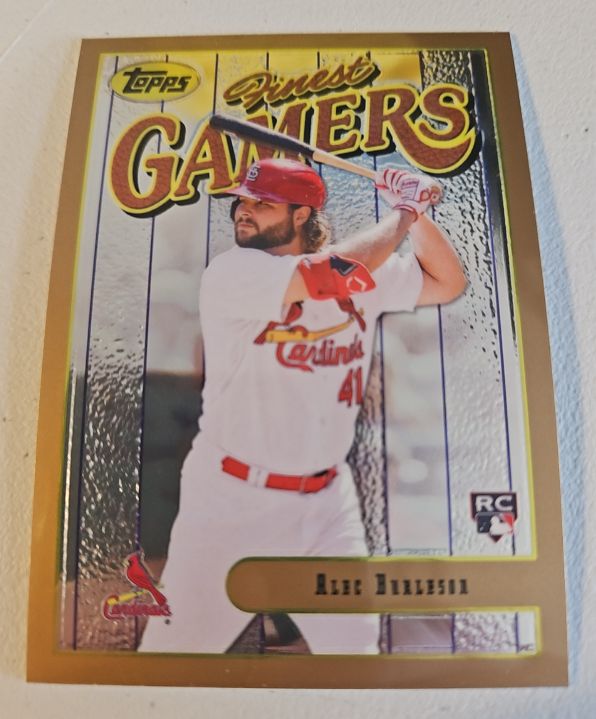 2023 Topps Finest Flashbacks Gamers #59 Alec Burleson — front