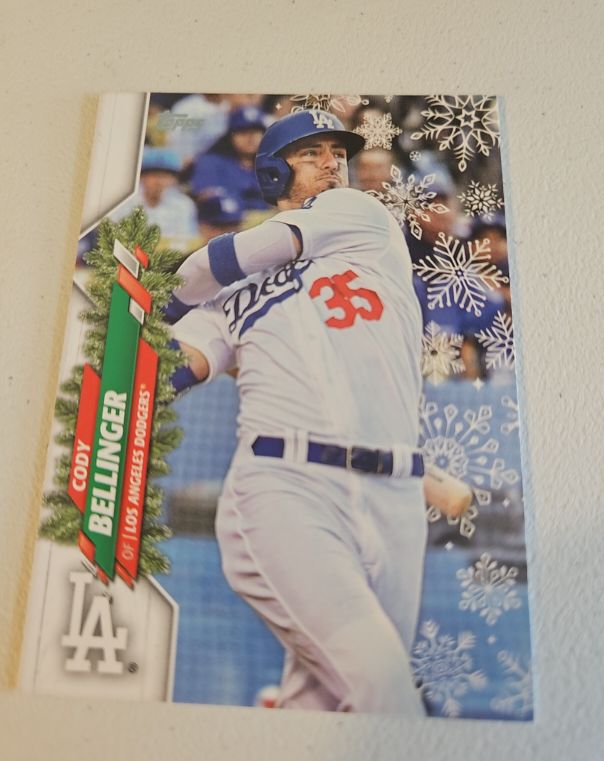 2020 Topps Holiday #HW66 Cody Bellinger — front