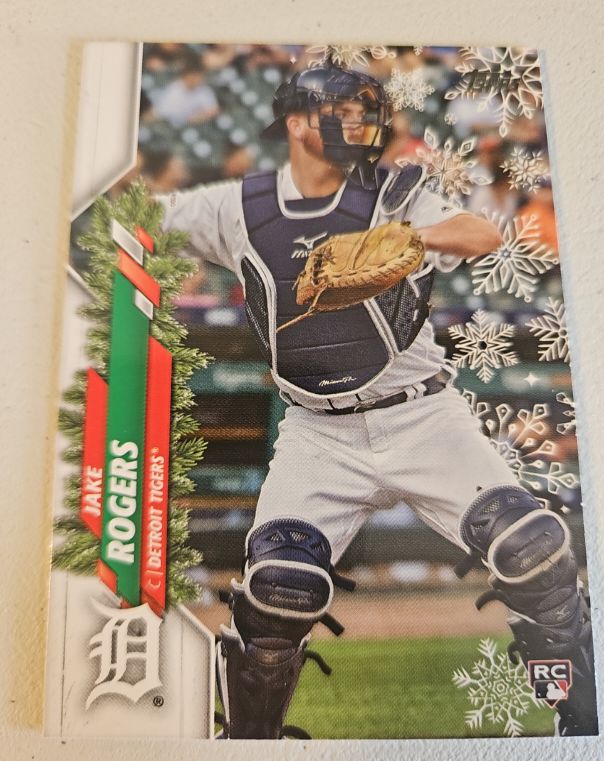 2020 Topps Holiday #HW121 Jake Rogers — front