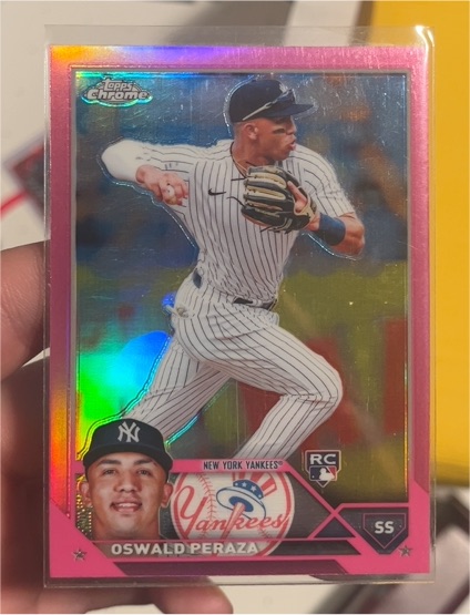 2023 Topps Chrome #132 Oswald Peraza — front