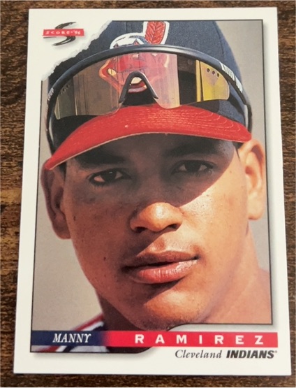 1996 Score #305 Manny Ramirez — front