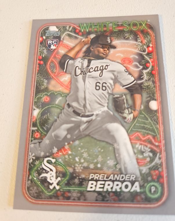 2024 Topps Holiday #H182 Prelander Berroa — front