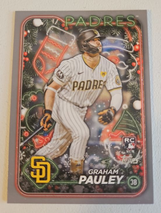 2024 Topps Holiday #H15 Graham Pauley — front