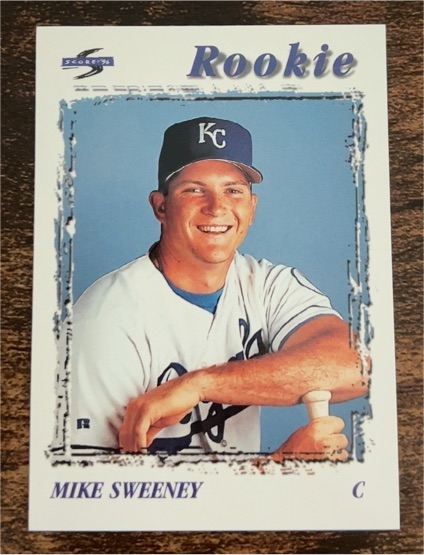 1996 Score #492 Mike Sweeney Rookie Card — front