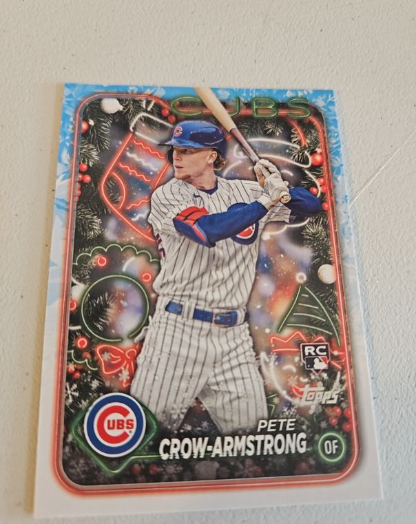 2024 Topps Holiday #H136 Pete Crow-Armstrong — front