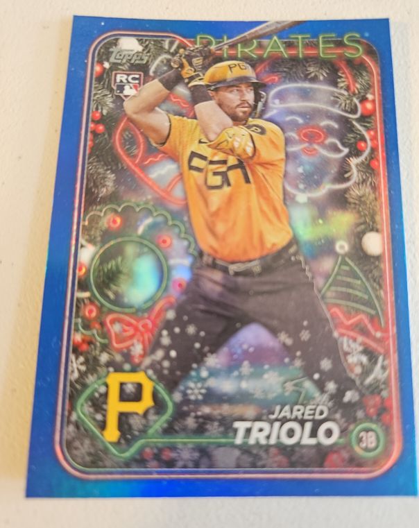 2024 Topps Holiday #H188 Jared Triolo — front