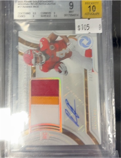 2022 Panini Immaculate James Cook #PP47 Rookie Patch Auto — front