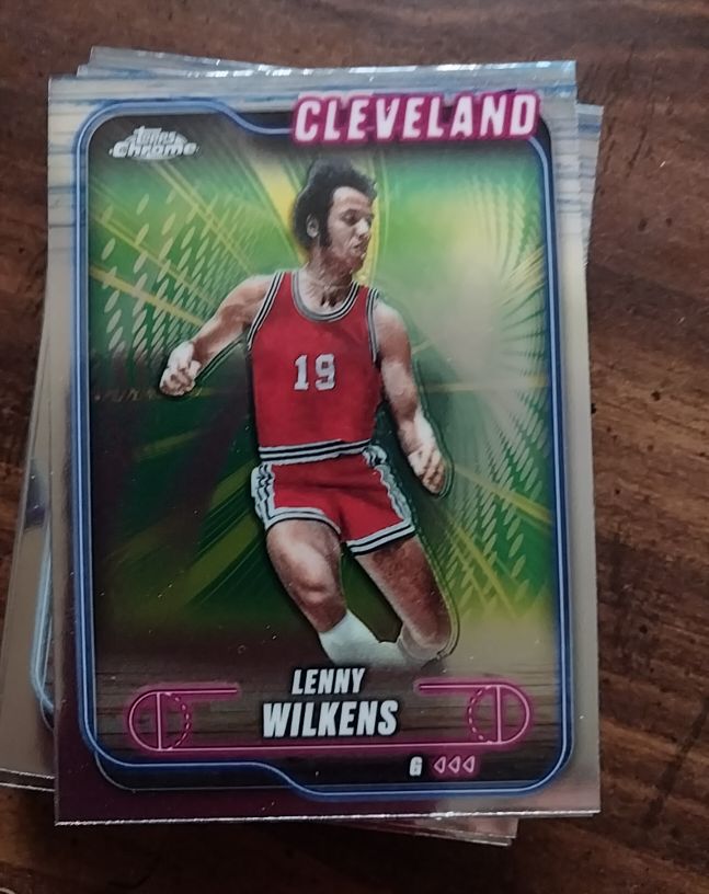 2024-25 Topps Chrome #14 Lenny Wilkens — front