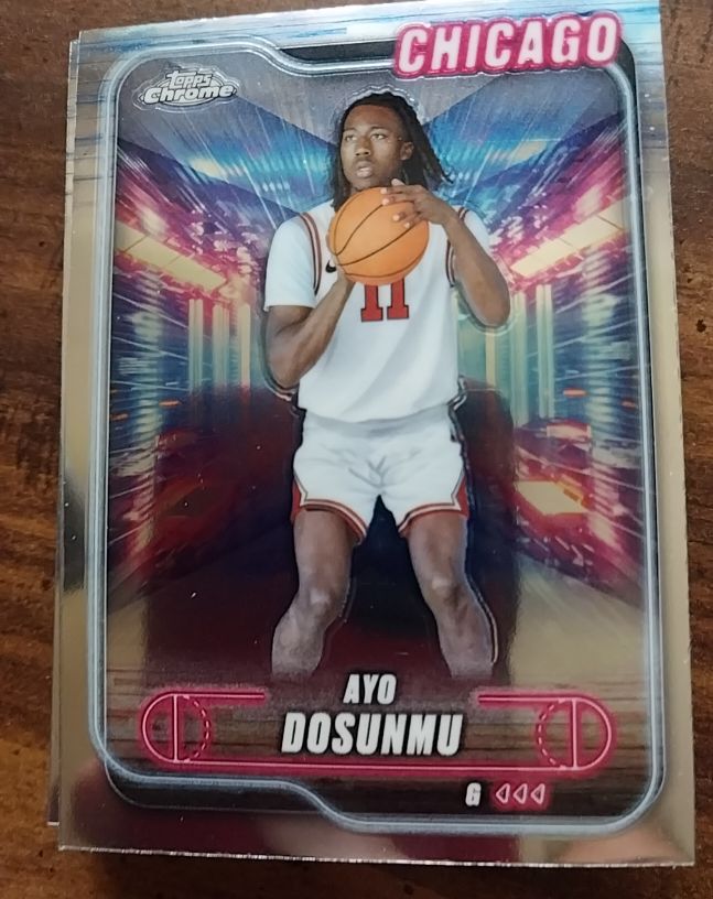 2024-25 Topps Chrome #58 Ayo Dosunmu — front