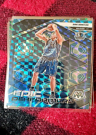 2024-25 Panini Mosaic #18 Dirk Nowitzki Epic Performers — front