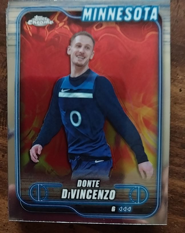 2024-25 Topps Chrome #20 Donte DiVincenzo — front