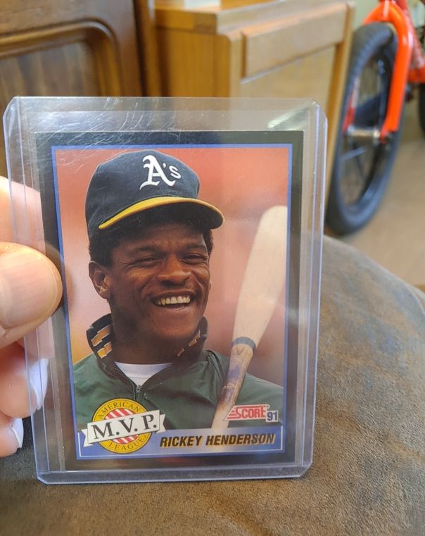 1991 Score #875 Rickey Henderson — front