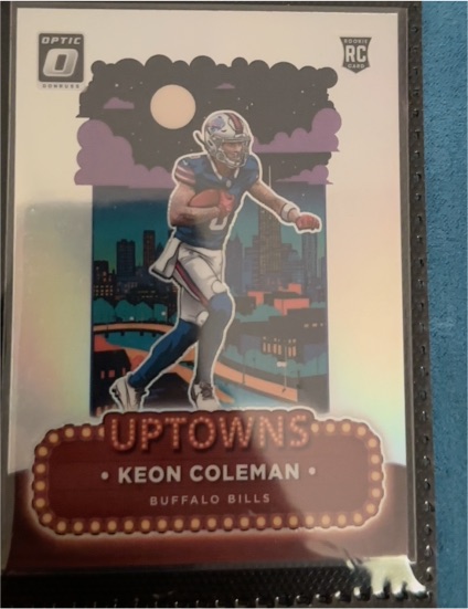 2024 Panini Donruss Optic #15 Keon Coleman Uptowns — front