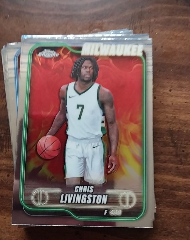 2024-25 Topps Chrome #70 Chris Livingston — front