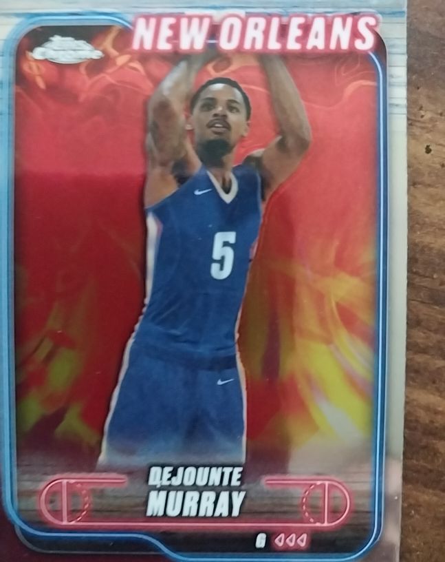 2024-25 Topps Chrome #73 Dejounte Murray — front