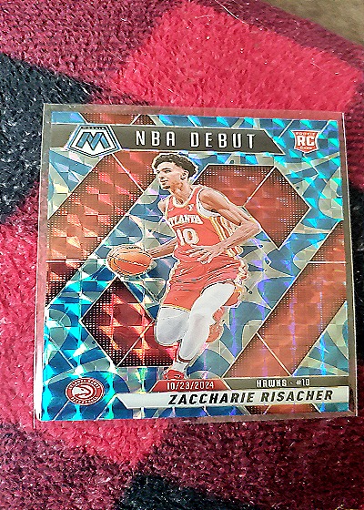 2024-25 Panini Mosaic #269 Zaccharie Risacher NBA Debut — front