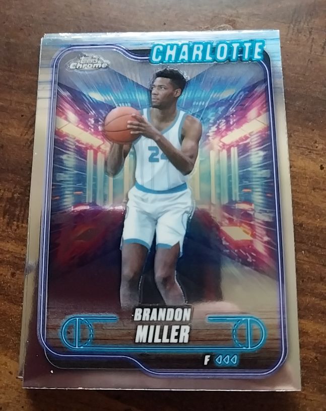 2024-25 Topps Chrome #61 Brandon Miller — front