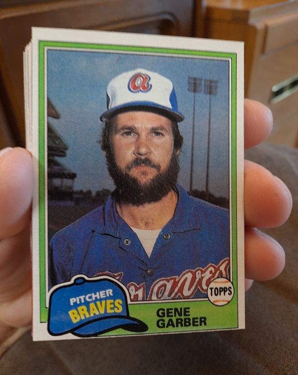 1981 Topps #307 Gene Garber — front