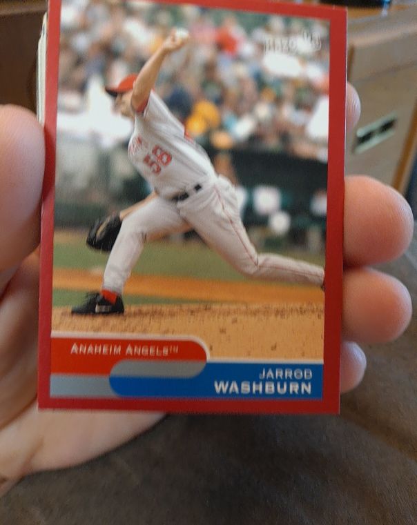 2004 Topps Bazooka #58 Jarrod Washburn — front