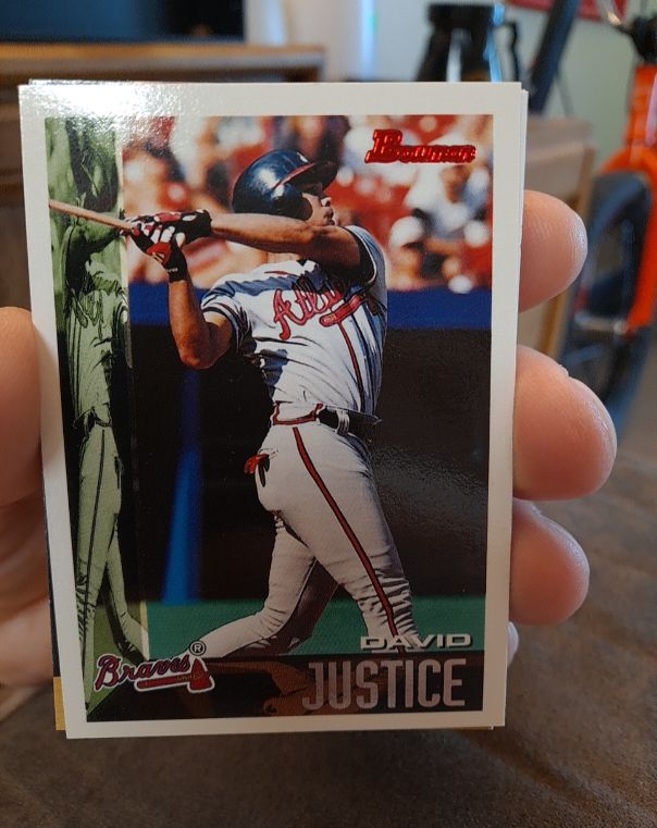 1991 Bowman #11 David Justice — front