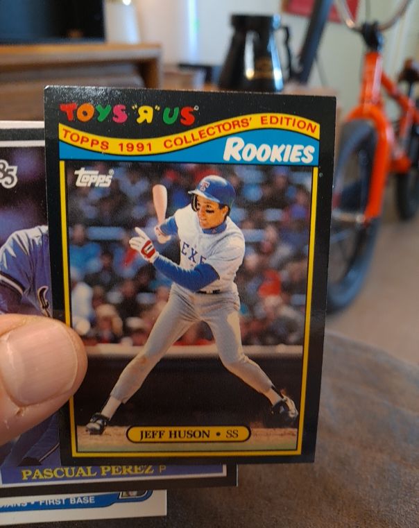 1991 Topps Toys 'R' Us Rookies #12 Jeff Huson — front