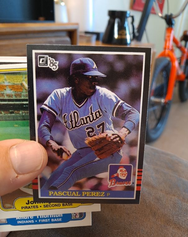 1985 Donruss #507 Pascual Perez — front
