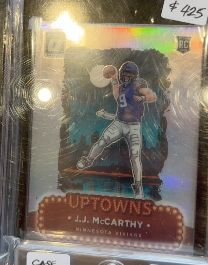 2024 Panini Donruss Optic #10 J.J. McCarthy Uptowns Rookie Card — front
