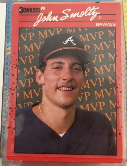1990 Donruss #BC-12 John Smoltz Bonus MVP's — front