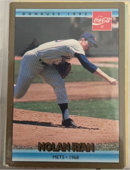 1992 Donruss Coca-Cola #2 Nolan Ryan New York Mets — front