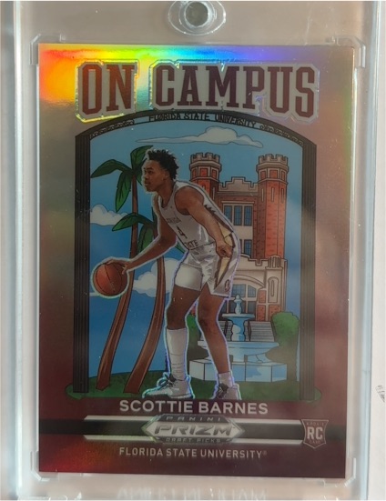 2021-22 Panini Prizm Draft Picks On Campus #5 Scottie Barnes — front