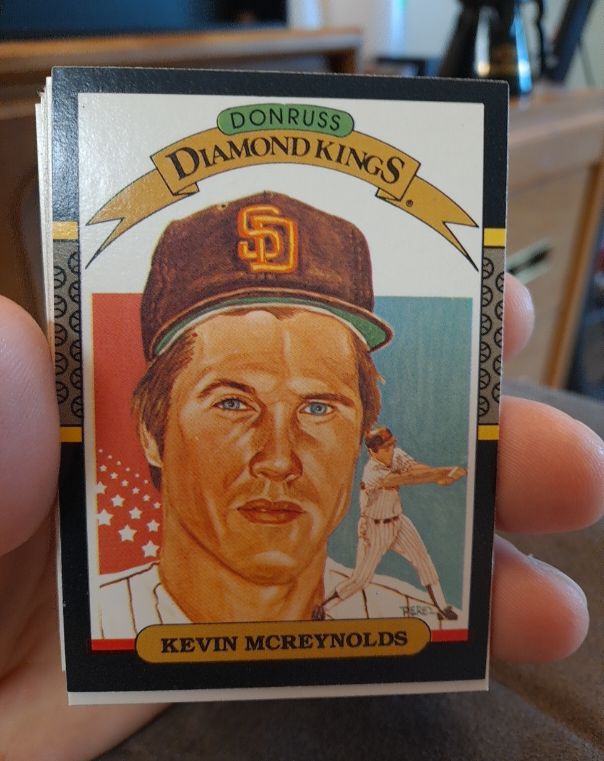 1987 Donruss Diamond Kings #14 Kevin McReynolds — front