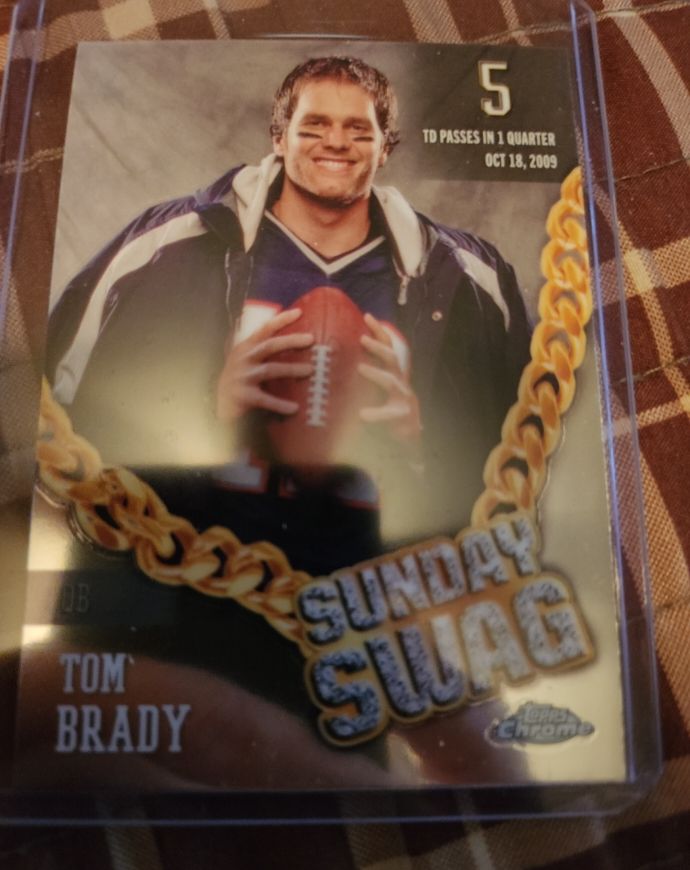 2024 Topps Chrome #SS-1 Tom Brady Sunday Swag — front