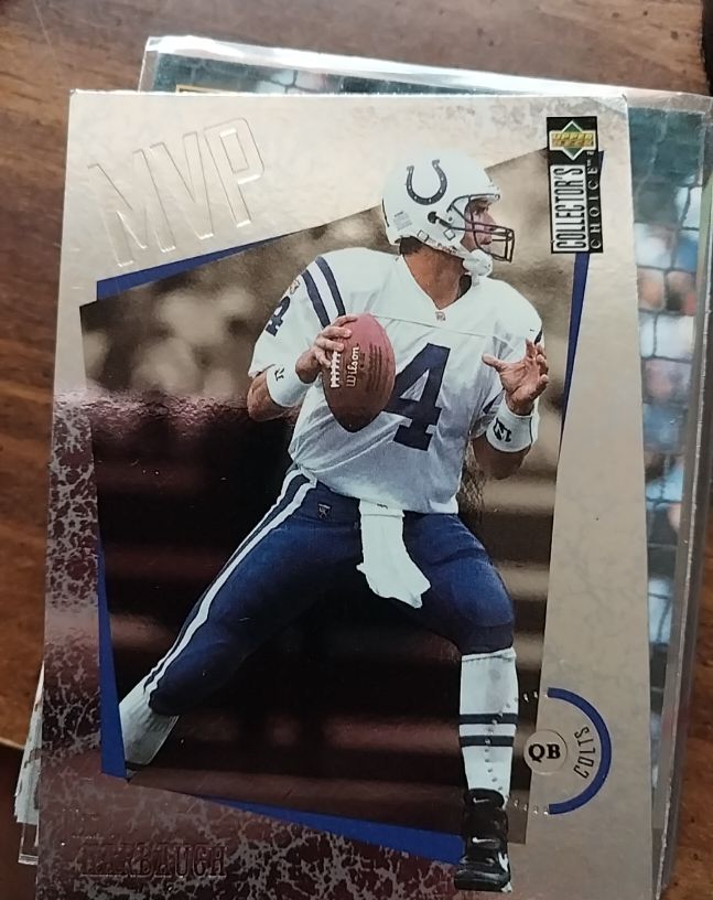 1996 Upper Deck Collector's Choice MVP #M20 Jim Harbaugh — front