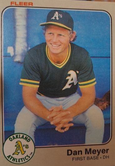 1983 Fleer #37 Dan Meyer — front