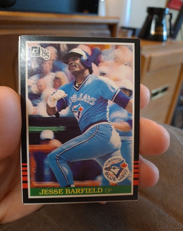1985 Donruss #195 Jesse Barfield — front