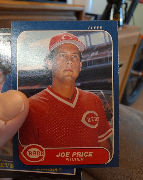 1986 Fleer #188 Joe Price — front