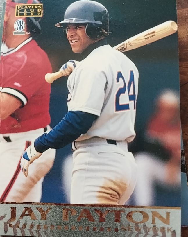 1997 Score Board Players Club #24 Jay Payton — front
