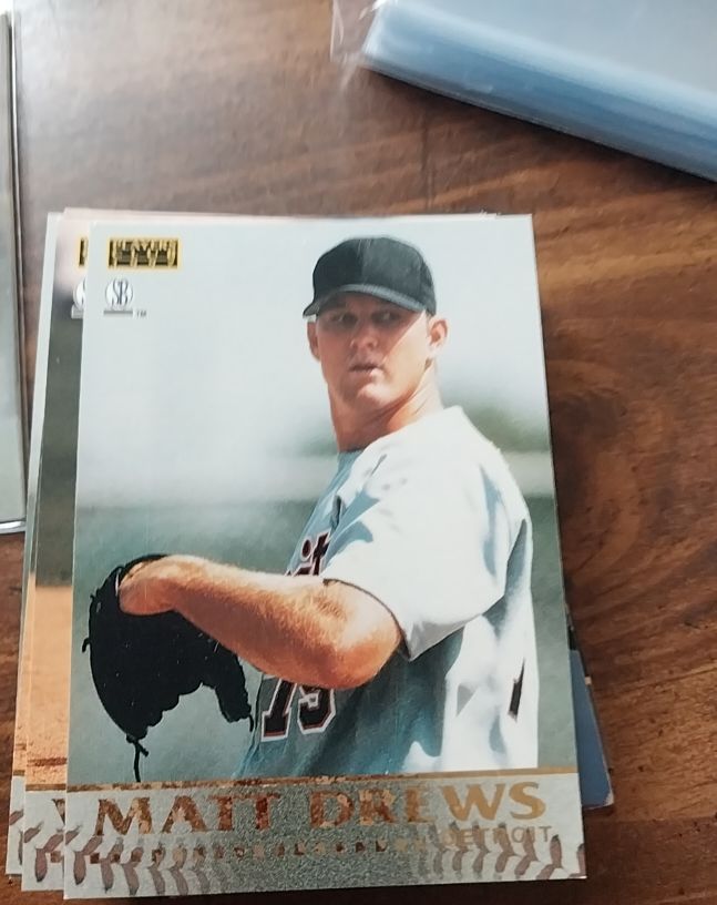 1997 Score Baseball Matt Drews — front