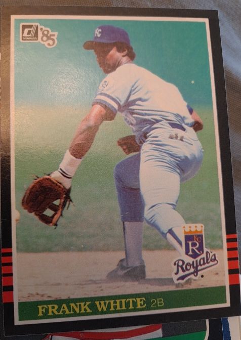 1985 Donruss #175 Frank White — front