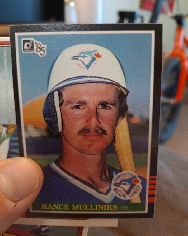 1985 Donruss #485 Rance Mulliniks — front