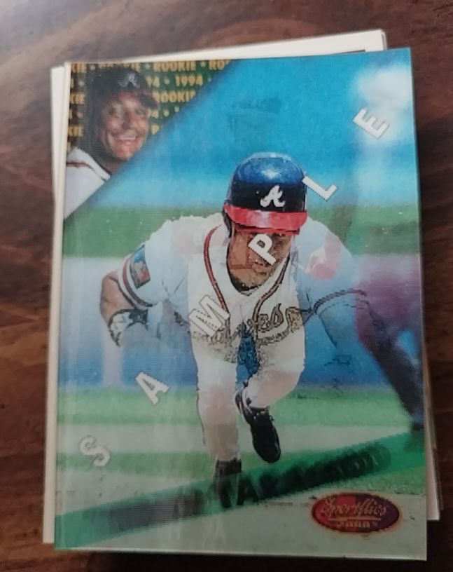 1994 Sportflics 2000 Tony Tarasco Sample #82 Atlanta Braves — front